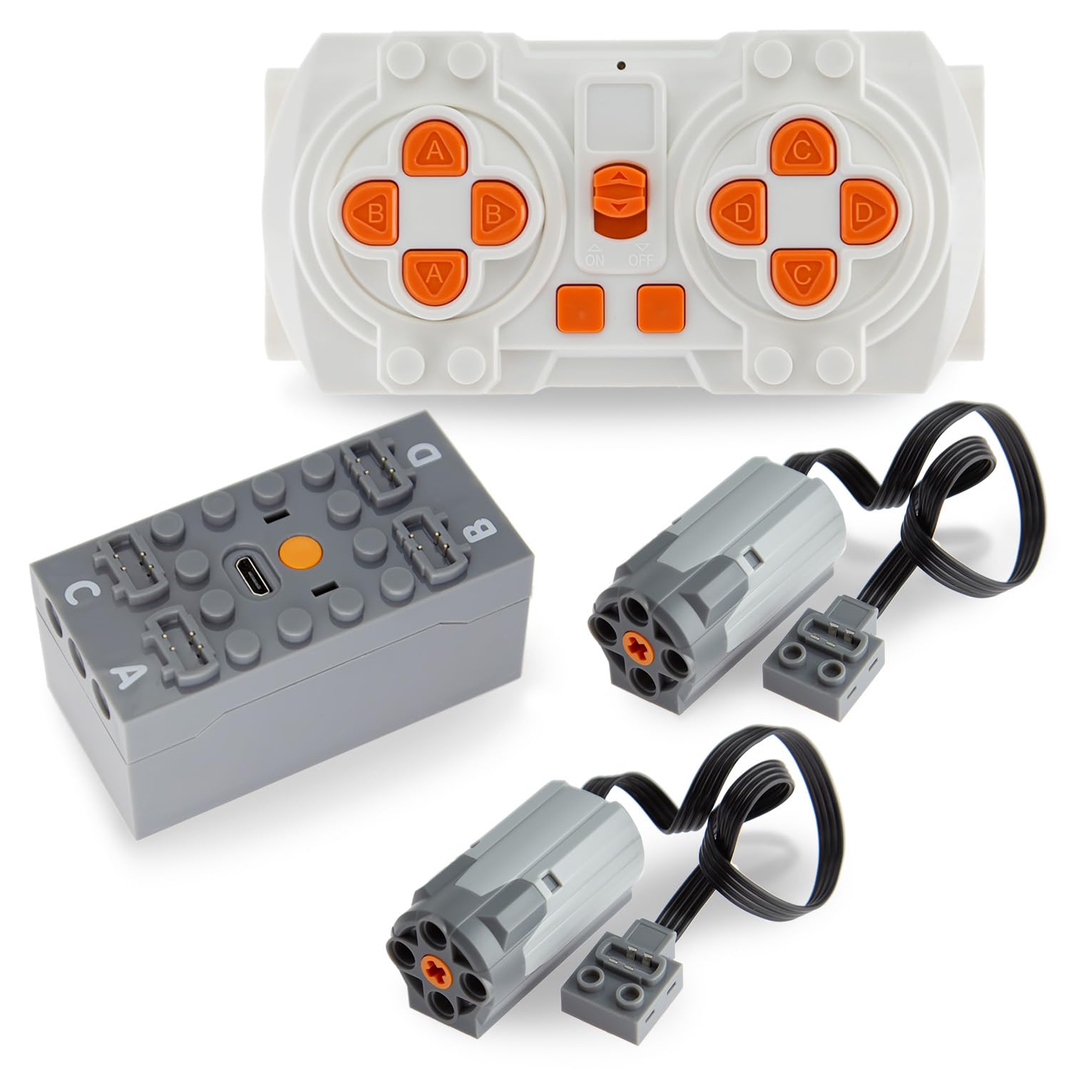 TEESE 4 шт. Technic Electric Machine Set с электрическим пультом дистанционного управления, коробка, совместима с деталями Lego Technic
TEESE 4 шт. Technic Electric Machine Set с электрическим пультом дистанционного управления, коробка, совместима с деталями Lego Technic