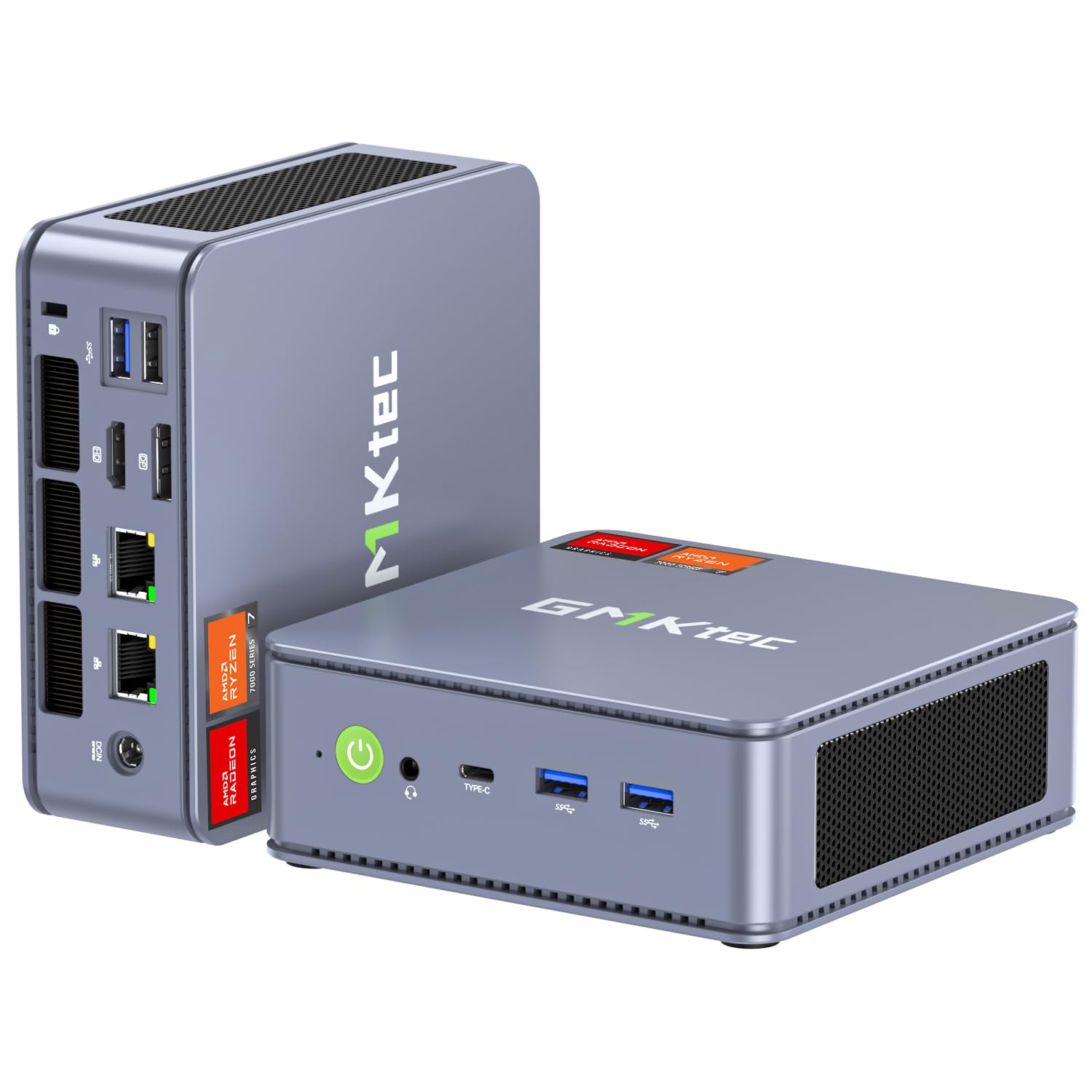 GMKtec Nucbox K6 Gaming Mini PC AMD Ryzen 7 7840HS Windows11pro Mini 32GB DDR5 1TB PCIe 3 screen AMD Radeon Mini Computer PC, (16GB2) 5600MHz, 4.0
GMKtec Nucbox K6 Gaming Mini PC AMD Ryzen 7 7840HS Windows11pro Mini 32GB DDR5 1TB PCIe 3 screen AMD Radeon Mini Computer PC, (16GB2) 5600MHz, 4.0