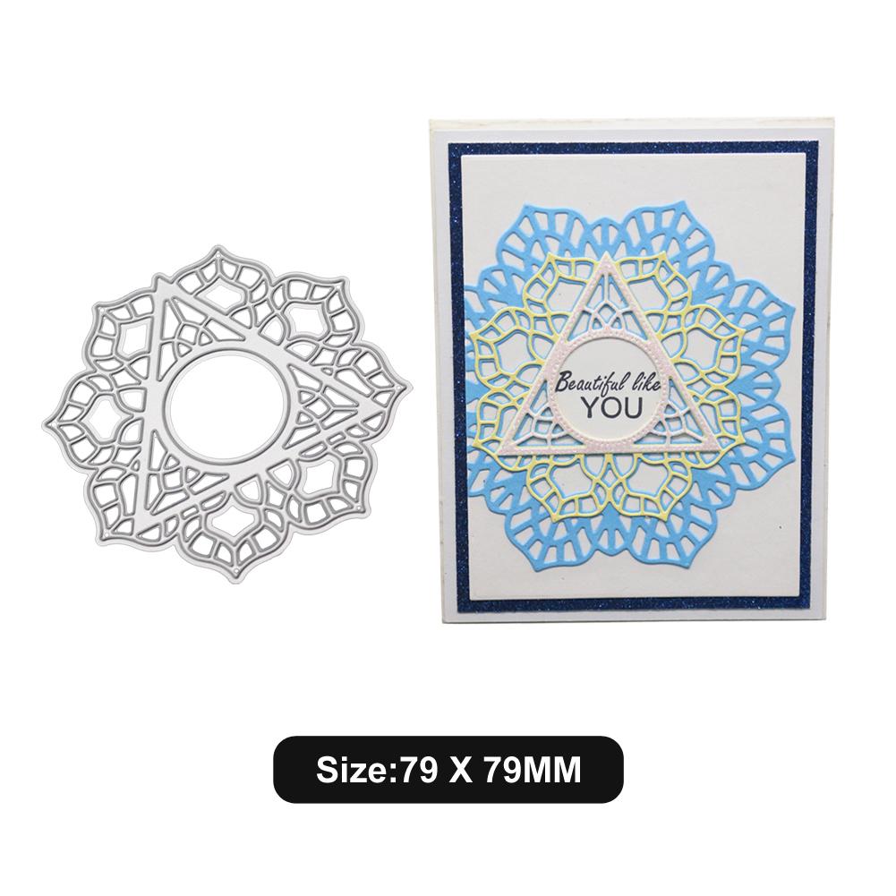 Flower Triangle Circular Frame Metal Silvery Stencil Embossing Cutting Dies For Diy Scrapbooking Paper Album Cards Making срібний
Flower Triangle Circular Frame Metal Silvery Stencil Embossing Cutting Dies For Diy Scrapbooking Paper Album Cards Making срібний