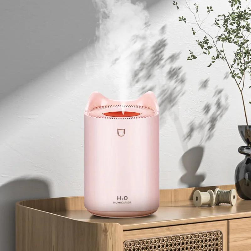 2L Light Humidifier Home Desktop Air Water Replenishment And Humidification Cat Ear Shaped Portable Ultrasonic Air Humidifier
2L Light Humidifier Home Desktop Air Water Replenishment And Humidification Cat Ear Shaped Portable Ultrasonic Air Humidifier
