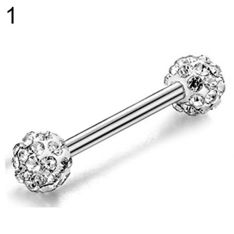 New 1/4Pcs Rhinestone Round Ball Tongue Nose Stud Nipple Lip Piercing Women Jewelry Life Store
New 1/4Pcs Rhinestone Round Ball Tongue Nose Stud Nipple Lip Piercing Women Jewelry Life Store