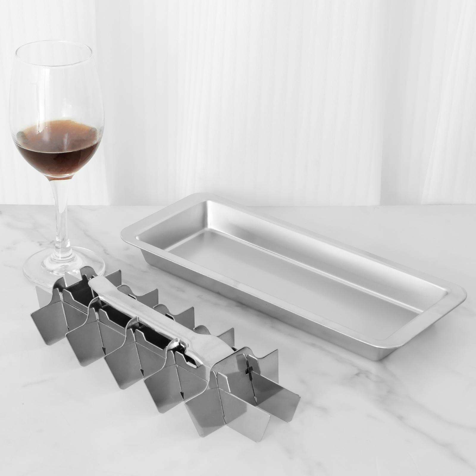 18 Slot Stainless Steel Ice Cube Tray - Metal Ice Cube Maker for Parties And Everyday Use Removable DIY Ice Maker Ice Cube Tray серебряный
18 Slot Stainless Steel Ice Cube Tray - Metal Ice Cube Maker for Parties And Everyday Use Removable DIY Ice Maker Ice Cube Tray серебряный