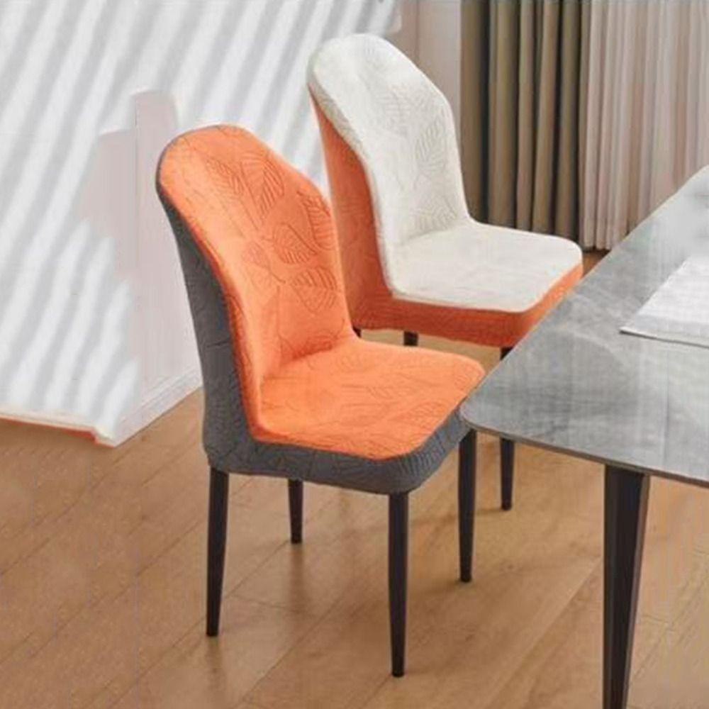 Jacquard Leaf Curved Chair Cover Universal Chair Slipcovers Protector Dining Seat Covers Kitchen помаранчевий/світло-сірого кольору
Jacquard Leaf Curved Chair Cover Universal Chair Slipcovers Protector Dining Seat Covers Kitchen помаранчевий/світло-сірого кольору
