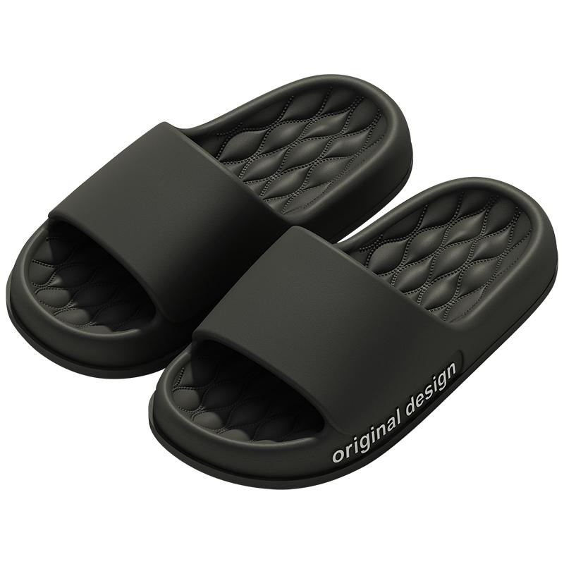 Thick Bottom Women Home Slippers EVA Casual Slides Comfortable Non-slip Men Slippers 48-49 чорний
Thick Bottom Women Home Slippers EVA Casual Slides Comfortable Non-slip Men Slippers 48-49 чорний