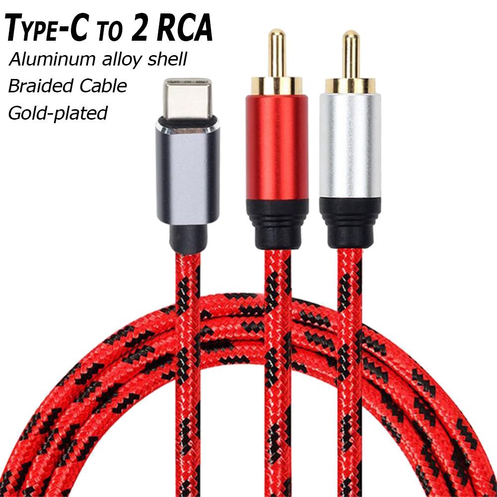 5m Type-C Male to Dual RCA Male Audio Conversion Cable Y Splitter Braided Cord As Shown A
5m Type-C Male to Dual RCA Male Audio Conversion Cable Y Splitter Braided Cord As Shown A