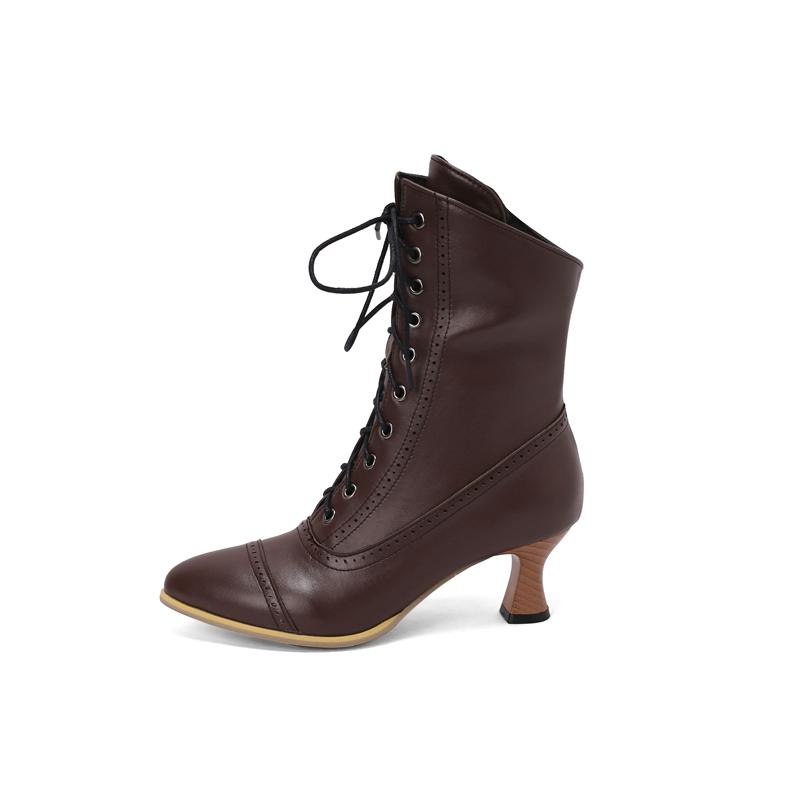 Новые весенне-осенние женские туфли на шнуровке на высоком каблуке, панк-викторианские ботильоны, женские ботильоны с острым носком, короткие ботильоны-броги для вечеринок 6.5
Новые весенне-осенние женские туфли на шнуровке на высоком каблуке, панк-викторианские ботильоны, женские ботильоны с острым носком, короткие ботильоны-броги для вечеринок 6.5