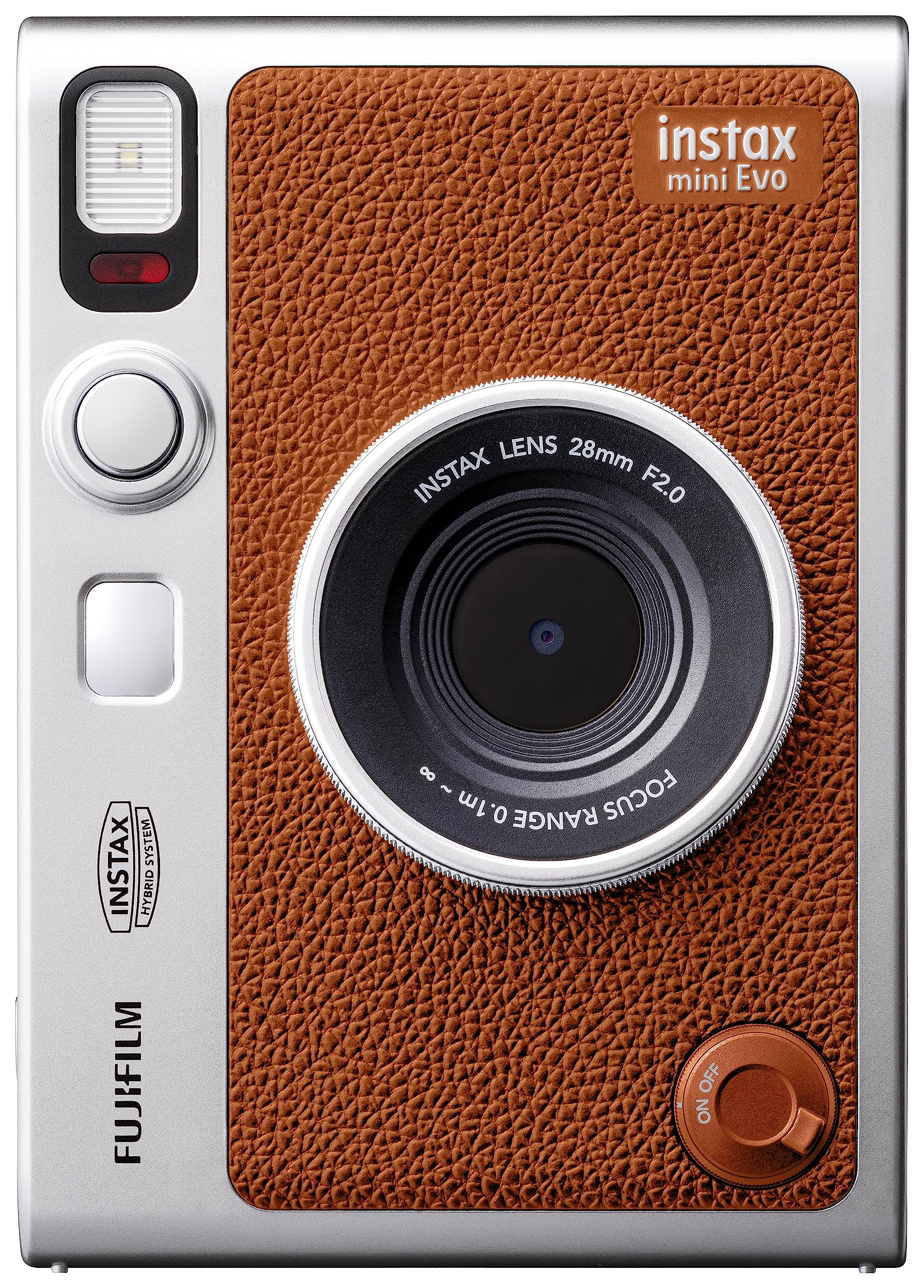 FUJIFILM Instax Evo Hybrid Instant Camera instax mini Evo Brown INS MINI EVO BROWN C (Камера/принтер для смартфона/цифрова камера) коричневий
FUJIFILM Instax Evo Hybrid Instant Camera instax mini Evo Brown INS MINI EVO BROWN C (Камера/принтер для смартфона/цифрова камера) коричневий