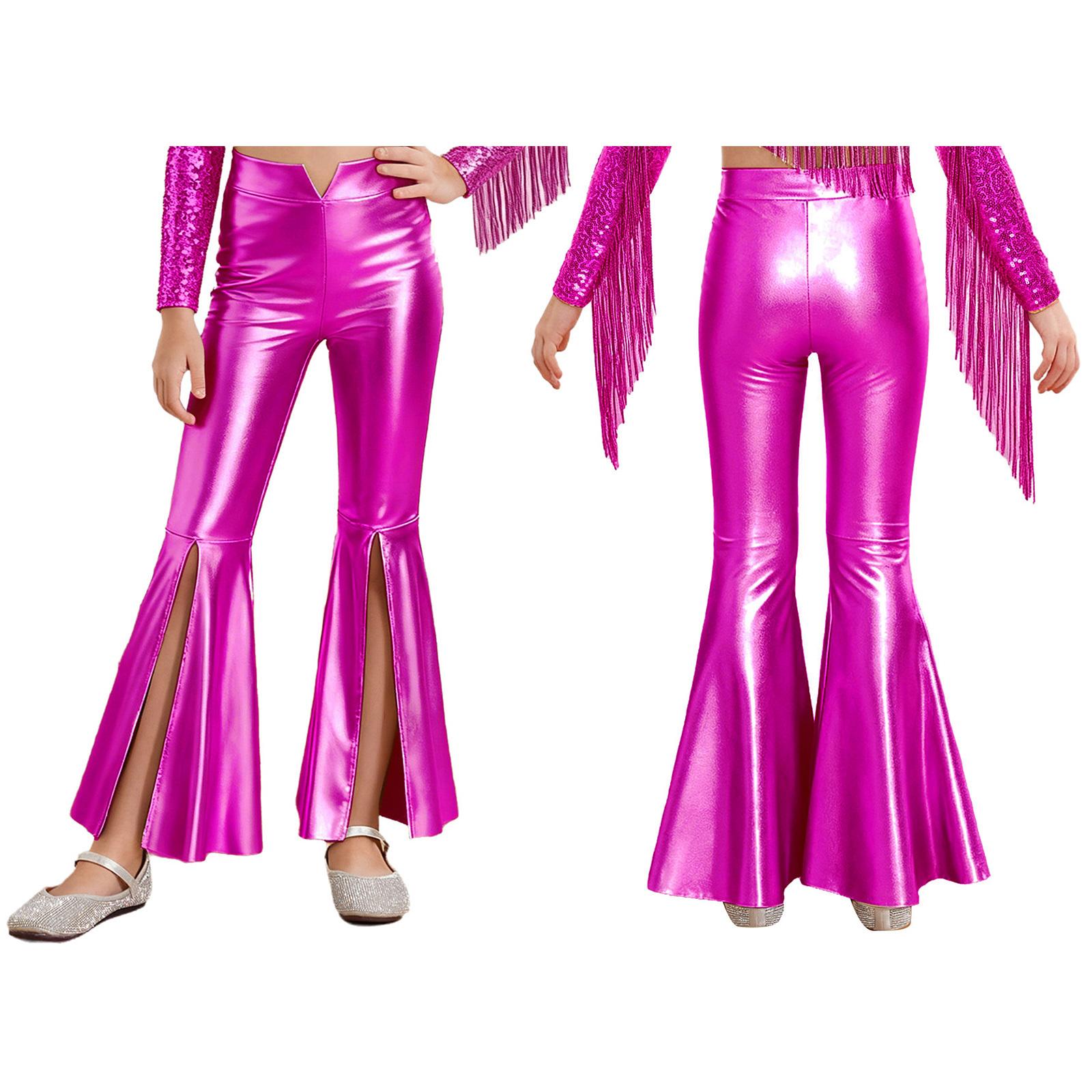 Metallic Split Bell-Bottoms for Dance: Kids Girls High-Waist Pants for Stage Performance, Competition & Jazz Costume 7-8 Years гарячі рожевого кольору
Metallic Split Bell-Bottoms for Dance: Kids Girls High-Waist Pants for Stage Performance, Competition & Jazz Costume 7-8 Years гарячі рожевого кольору