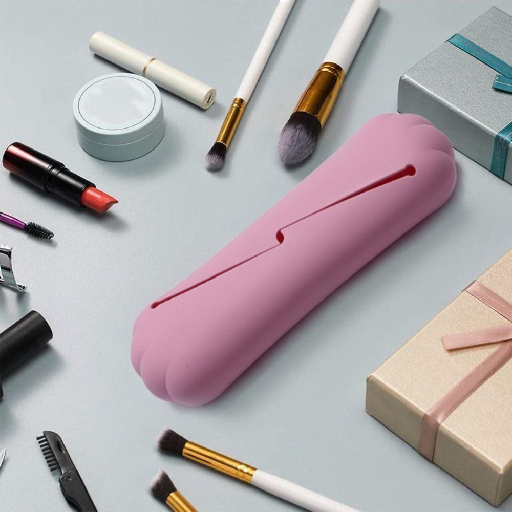 Waterproof Makeup Brush Holder Silicone Cosmetic Brushes Pouch Makeup Bag for Woman чорний
Waterproof Makeup Brush Holder Silicone Cosmetic Brushes Pouch Makeup Bag for Woman чорний