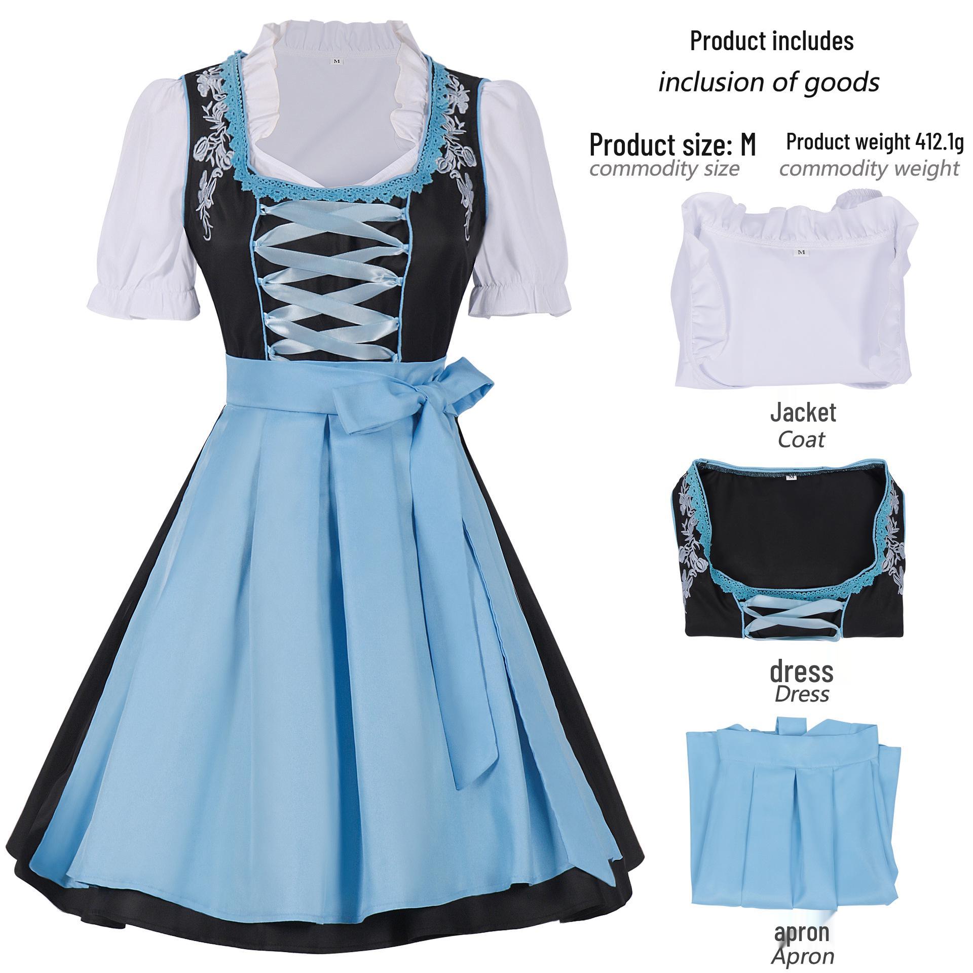 Женский баварский костюм дирндль большого размера для Октоберфеста и Хэллоуина XXL
Женский баварский костюм дирндль большого размера для Октоберфеста и Хэллоуина XXL