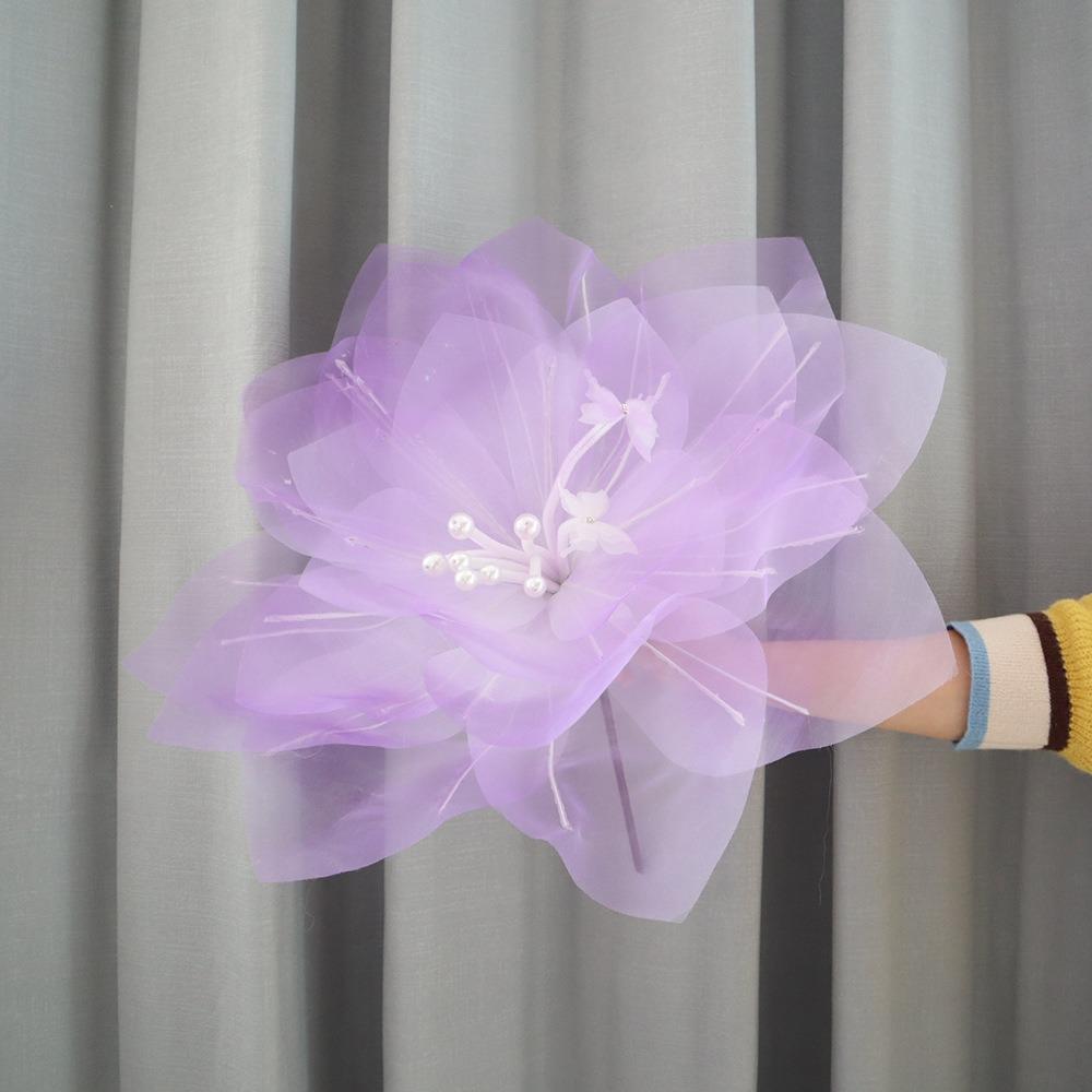 Gauze Artificial Magnolia Flower 50cm Handmade Flower New Fake Flowers Scene Arrangement фіолетовий
Gauze Artificial Magnolia Flower 50cm Handmade Flower New Fake Flowers Scene Arrangement фіолетовий