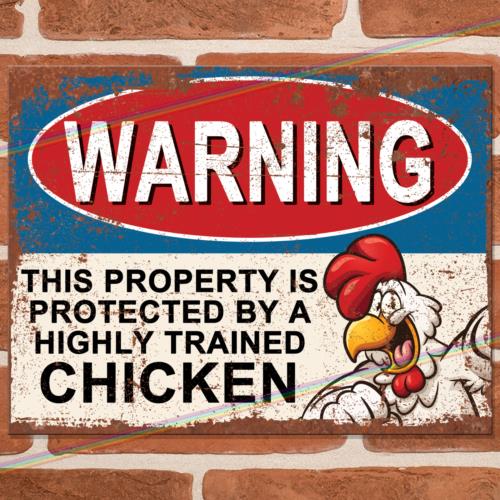 CHICKEN PROPERTY Funny Metal Signs Man Cave Shed Bar Garage Retro Wall Tin SignAluminum 20x30cm(7.8x11.8inch)
CHICKEN PROPERTY Funny Metal Signs Man Cave Shed Bar Garage Retro Wall Tin SignAluminum 20x30cm(7.8x11.8inch)