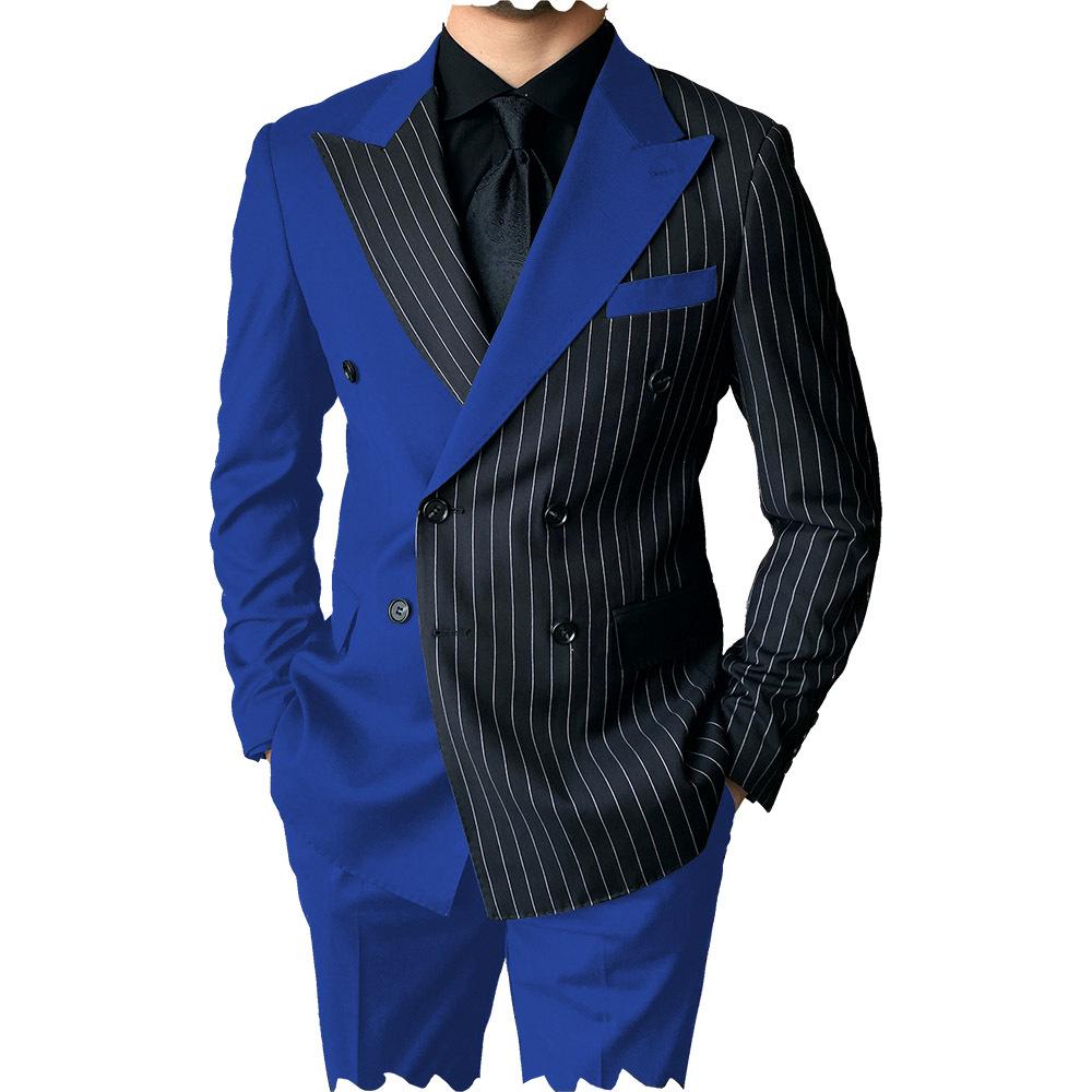 Men s Two-Piece Color-Blocked Business Formal Suit, Wedding Gift. L
Men s Two-Piece Color-Blocked Business Formal Suit, Wedding Gift. L