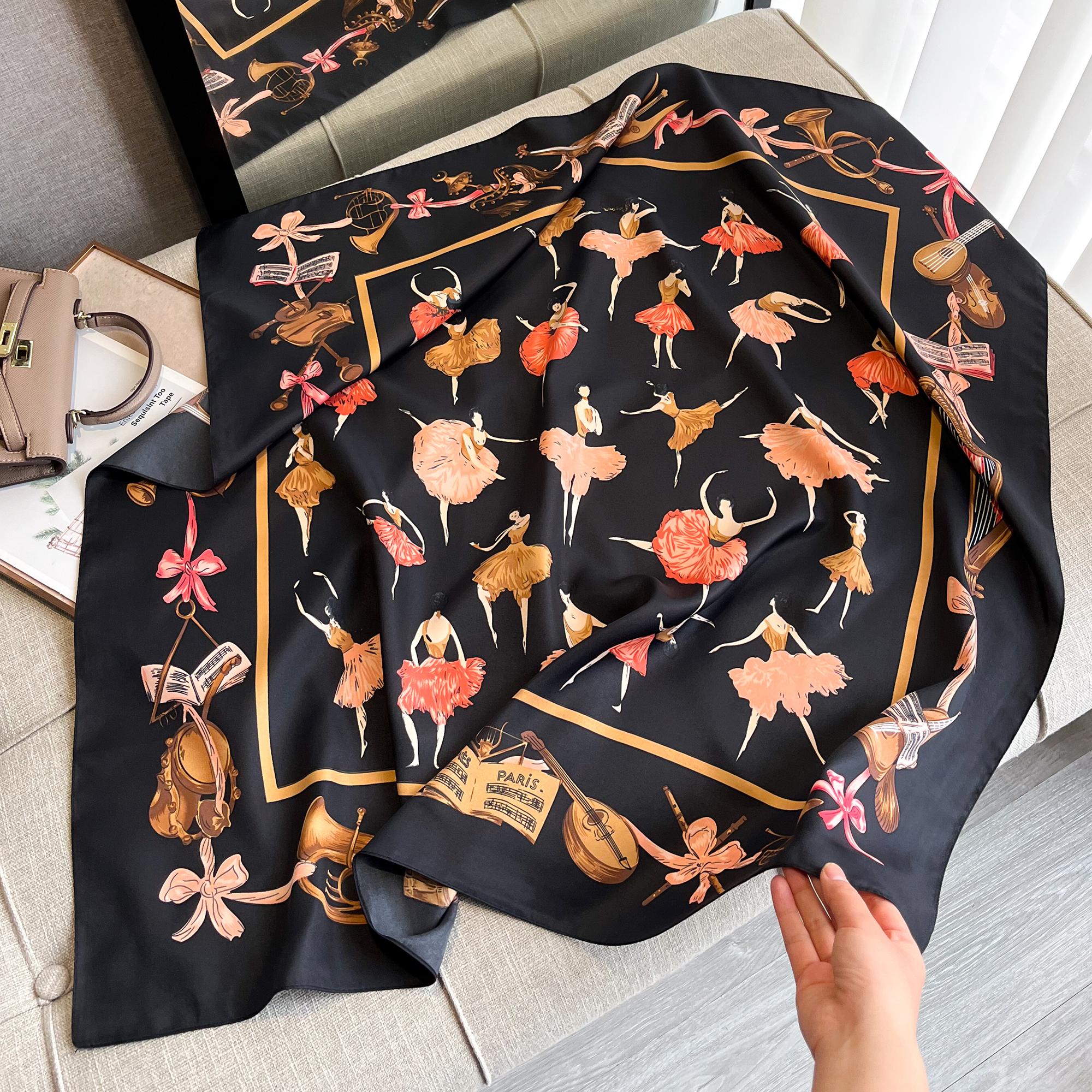 Fashion Luxury Printing 90*90Cm Women Scarf Satin Twill Square Big Shawl Elegant Headscarf Smooth Soft Neck Tie Bandana
Fashion Luxury Printing 90*90Cm Women Scarf Satin Twill Square Big Shawl Elegant Headscarf Smooth Soft Neck Tie Bandana