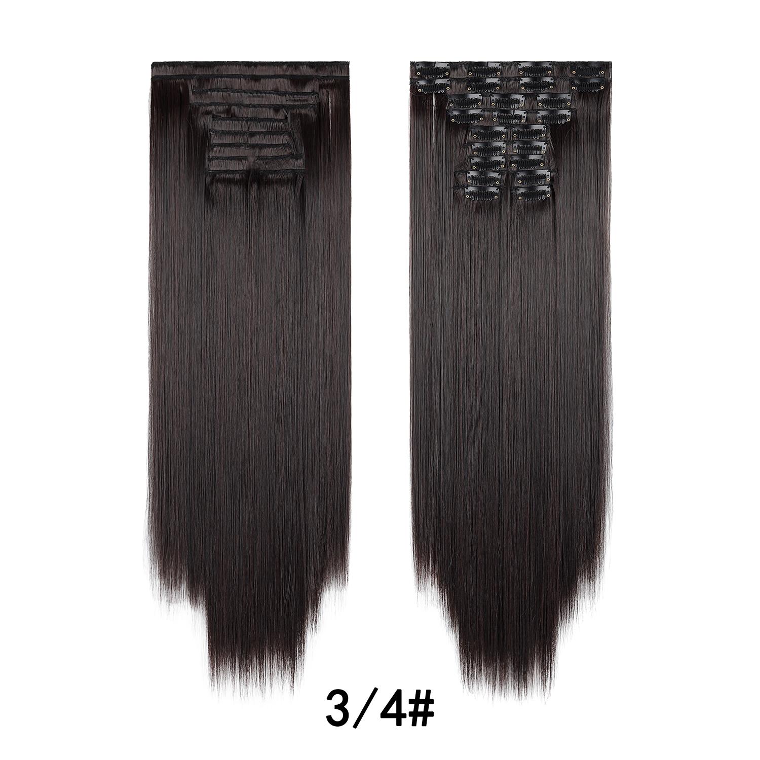11Pcs Clip In Hair Extensions 24 Inch Long Straight Synthetic Hairpieces For Women Full Head Daily Use Quick Easy Wear
11Pcs Clip In Hair Extensions 24 Inch Long Straight Synthetic Hairpieces For Women Full Head Daily Use Quick Easy Wear