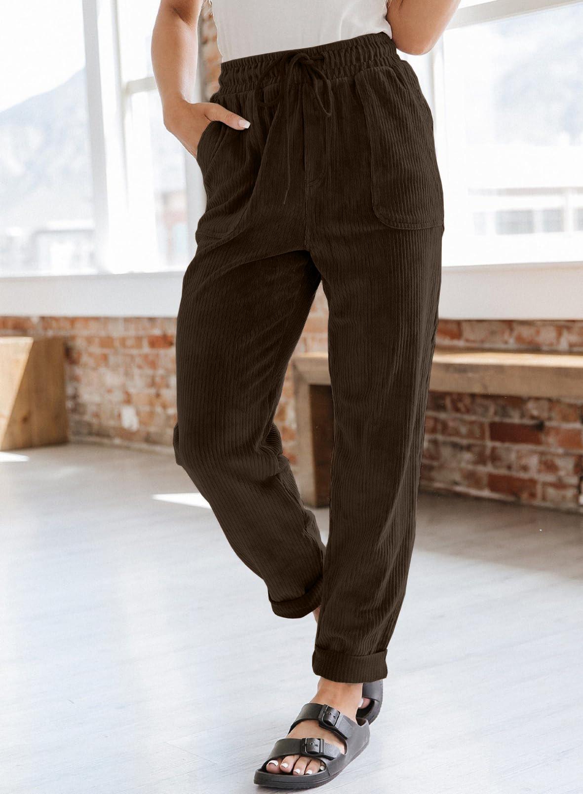 2025 Autumn/Winter Women s Casual Solid Color Corduroy Wide-Leg Pants - European & American Fashion L темно-коричневого кольору
2025 Autumn/Winter Women s Casual Solid Color Corduroy Wide-Leg Pants - European & American Fashion L темно-коричневого кольору