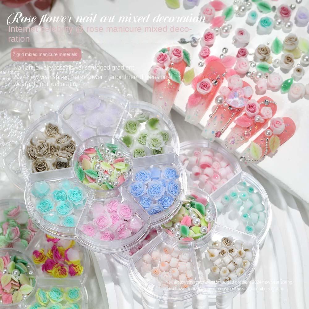 Resin Pearl Ball Nail Beads Leaves Rose Nail Accessories Rose Pearl Nail Decorations Girls/Lady
Resin Pearl Ball Nail Beads Leaves Rose Nail Accessories Rose Pearl Nail Decorations Girls/Lady