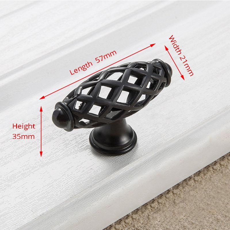 KAK Vintage Antique Bronze Cabinet Handles Hollow Out Birdcage Cabinet Pulls Drawer Knobs Wardrobe Door Pullers Furniture Handle чорний
KAK Vintage Antique Bronze Cabinet Handles Hollow Out Birdcage Cabinet Pulls Drawer Knobs Wardrobe Door Pullers Furniture Handle чорний