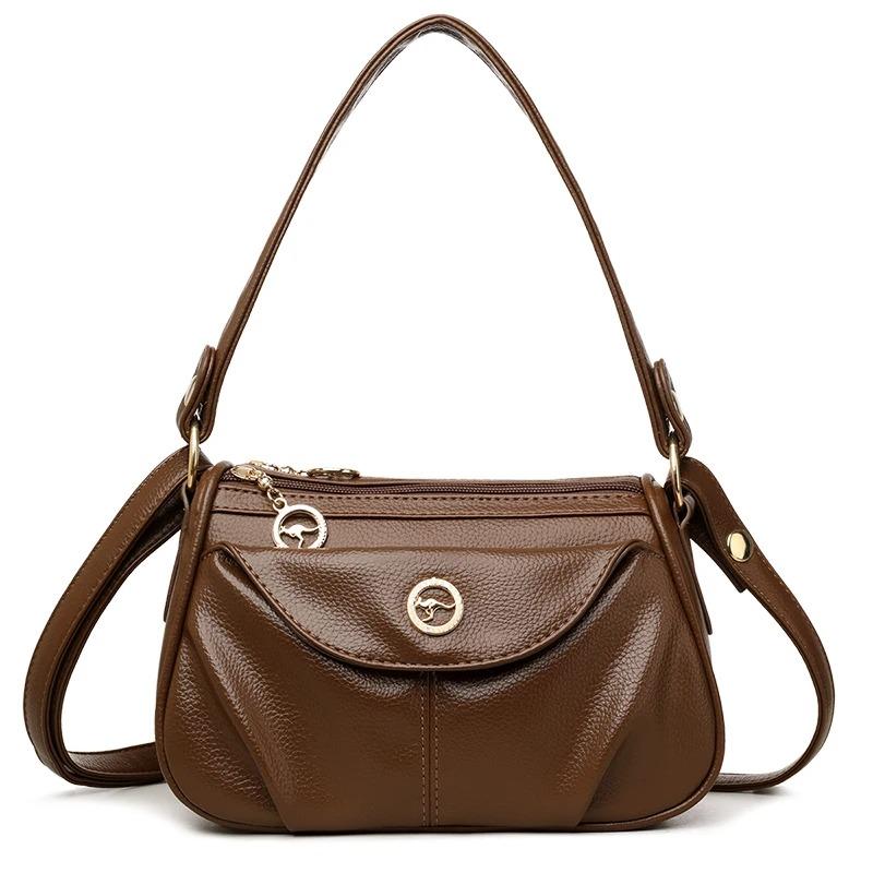 Womens PU Leather Crossbody Bag Adjustable Strap Metal Decor Fashion Shoulder Bag for Commute Casual Wear Daily Use 24cm 10cm 15cm коричневий
Womens PU Leather Crossbody Bag Adjustable Strap Metal Decor Fashion Shoulder Bag for Commute Casual Wear Daily Use 24cm 10cm 15cm коричневий