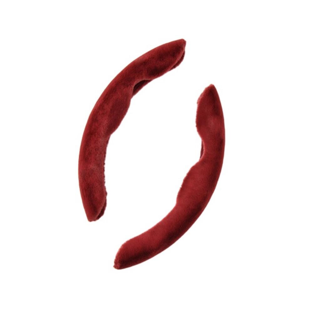 2 шт. Универсальный чехол на руль автомобиля Плюшевая оплетка на руль Автоаксессуары вино красного
2 шт. Универсальный чехол на руль автомобиля Плюшевая оплетка на руль Автоаксессуары вино красного