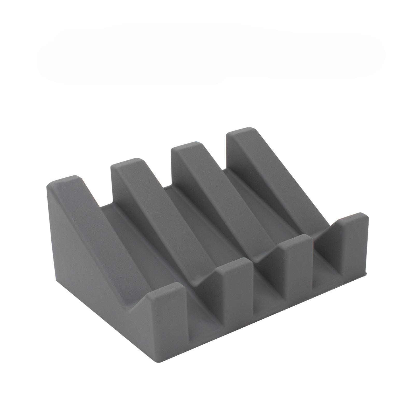 1pc Soap Dish Silicone Drain Tray Bathroom Storage Holder, Silicone Soap Tray темно-сірий
1pc Soap Dish Silicone Drain Tray Bathroom Storage Holder, Silicone Soap Tray темно-сірий