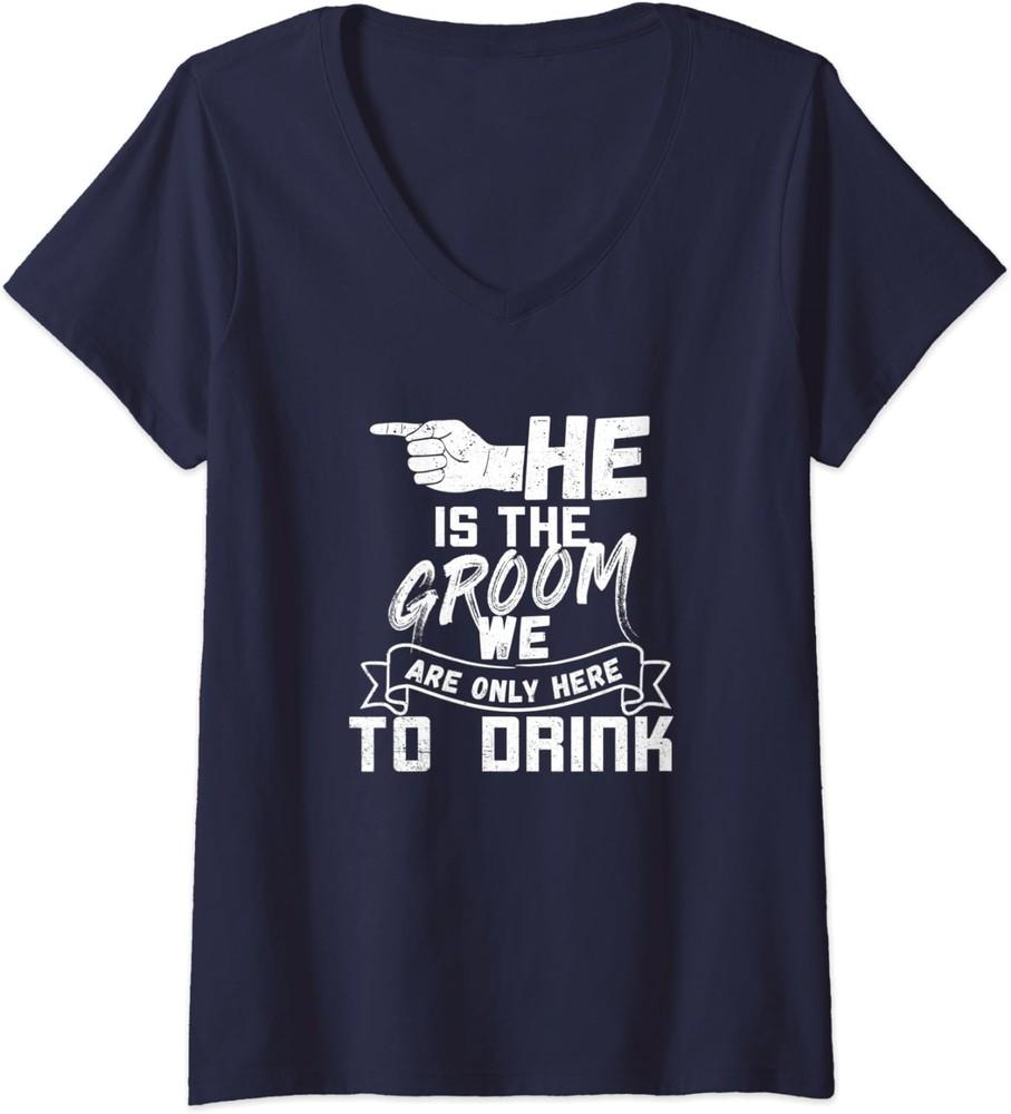 He Is The Groom Matching Triple Right Funny Bachelor Ladies V-Neck Tshirt Unisex T-Shirt XXXXL
He Is The Groom Matching Triple Right Funny Bachelor Ladies V-Neck Tshirt Unisex T-Shirt XXXXL