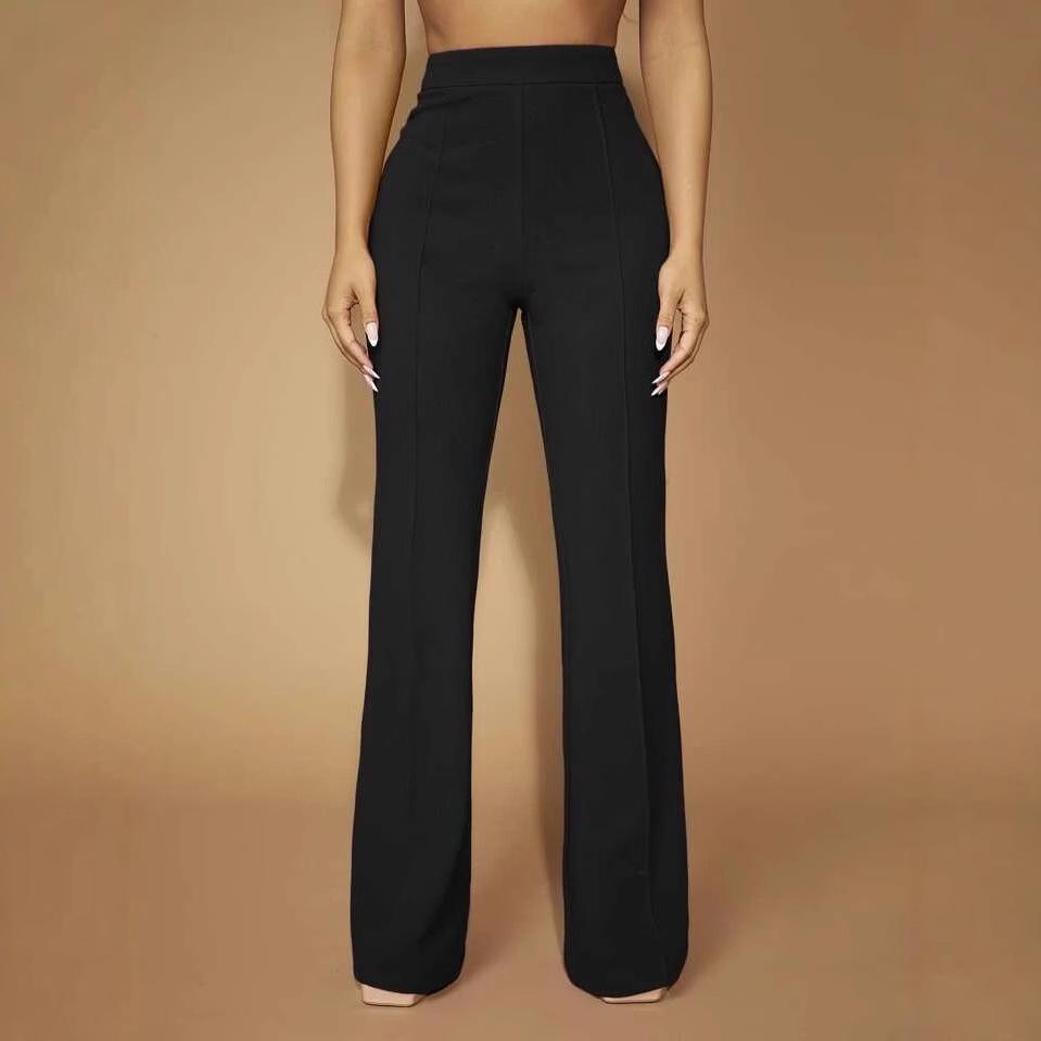 2025 Elegant High-Waist Flare Pants for Women: Chic European & American Office Style Large
2025 Elegant High-Waist Flare Pants for Women: Chic European & American Office Style Large