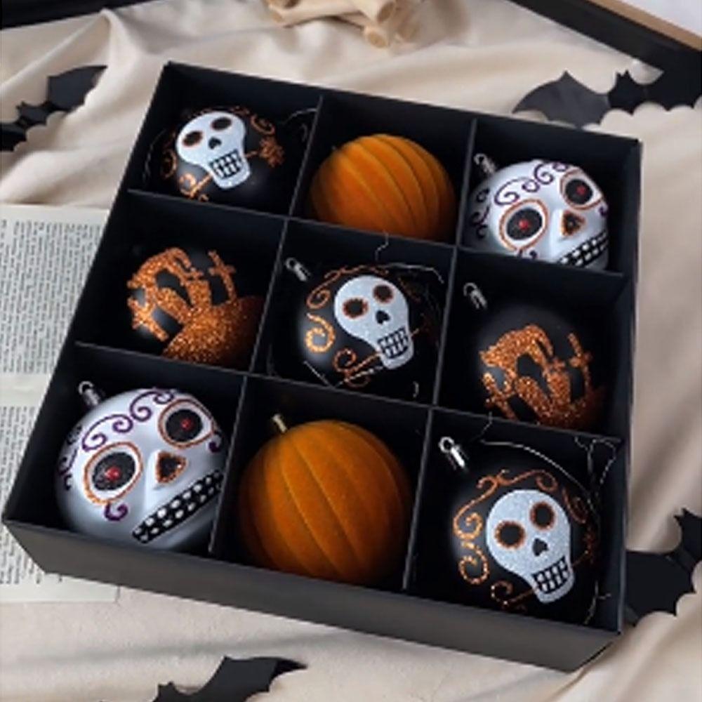 Pumpkin Skeleton Halloween Ball Plastic Tree Hanging Ornament Scary Props Skull Plastic Ball Bar
Pumpkin Skeleton Halloween Ball Plastic Tree Hanging Ornament Scary Props Skull Plastic Ball Bar