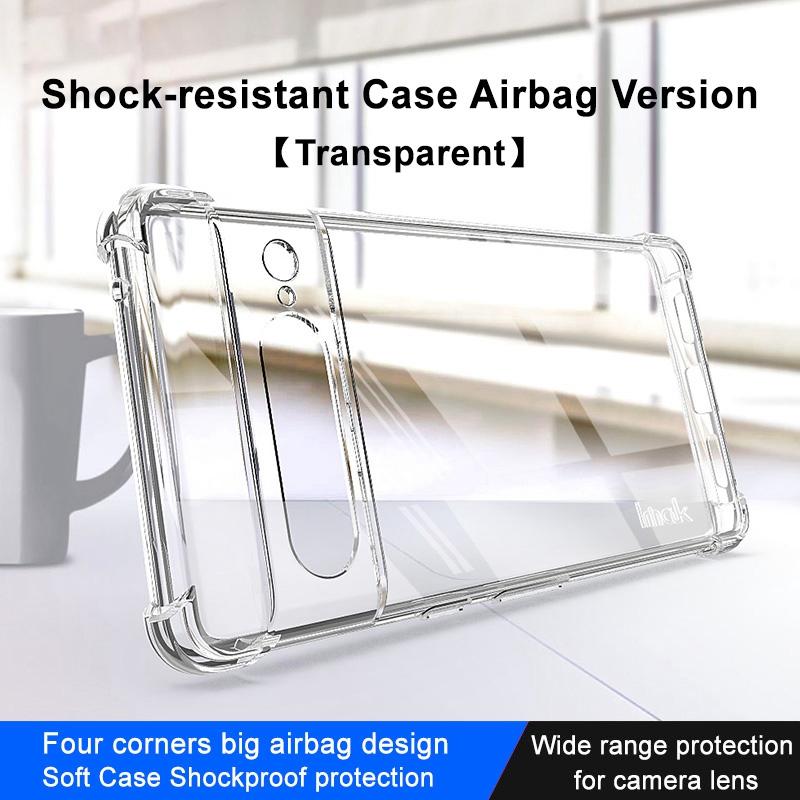 IMAK For Google Pixel 7 Pro 5G Clear TPU Phone Back Cover Four Corner Airbag Drop-proof Case Transparent 
IMAK For Google Pixel 7 Pro 5G Clear TPU Phone Back Cover Four Corner Airbag Drop-proof Case Transparent