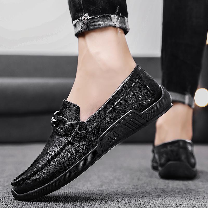 Fashion New large size loafers men s high quality 100% cowhide leather shoes Fashion light casual comfortable leather shoes 44
Fashion New large size loafers men s high quality 100% cowhide leather shoes Fashion light casual comfortable leather shoes 44