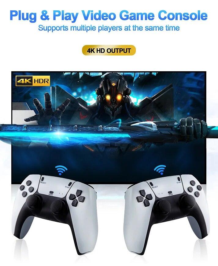 M8 Pro Game Stick 4K 10000 игр Ретро Ностальгическая игровая консоль Выход HDMI 2,4G Двойная беспроводная ручка Видеоигровые палочки 4k Консоль
M8 Pro Game Stick 4K 10000 игр Ретро Ностальгическая игровая консоль Выход HDMI 2,4G Двойная беспроводная ручка Видеоигровые палочки 4k Консоль