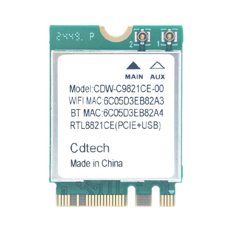 RTL8821CE Wireless Card 600Mbps Speed M.2 Connection Bluetooth-compatible 4.2 WIFI Adapter 1
RTL8821CE Wireless Card 600Mbps Speed M.2 Connection Bluetooth-compatible 4.2 WIFI Adapter 1