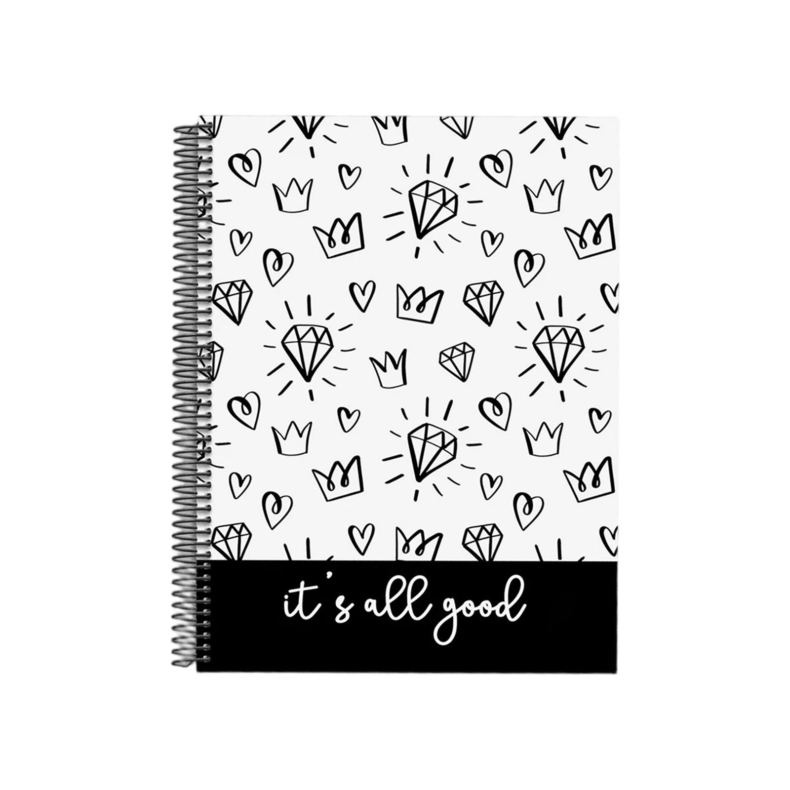 Журнал психического здоровья - Спиральный переплет - Эмоции, Энергия, Стресс, Благодарность, Любовь к себе, Сон, Вода One Size
Журнал психического здоровья - Спиральный переплет - Эмоции, Энергия, Стресс, Благодарность, Любовь к себе, Сон, Вода One Size