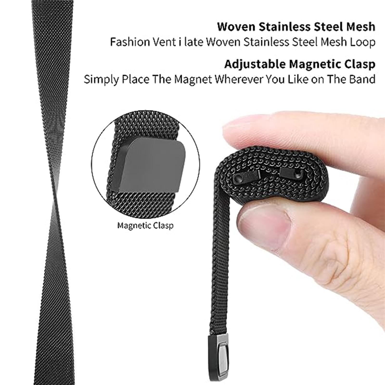 Milanese Mesh Band for Garmin Forerunner 255S/Xiaomi Mi Watch ,18mm Stainless Steel Magnetic Wristband Rose Gold
Milanese Mesh Band for Garmin Forerunner 255S/Xiaomi Mi Watch ,18mm Stainless Steel Magnetic Wristband Rose Gold
