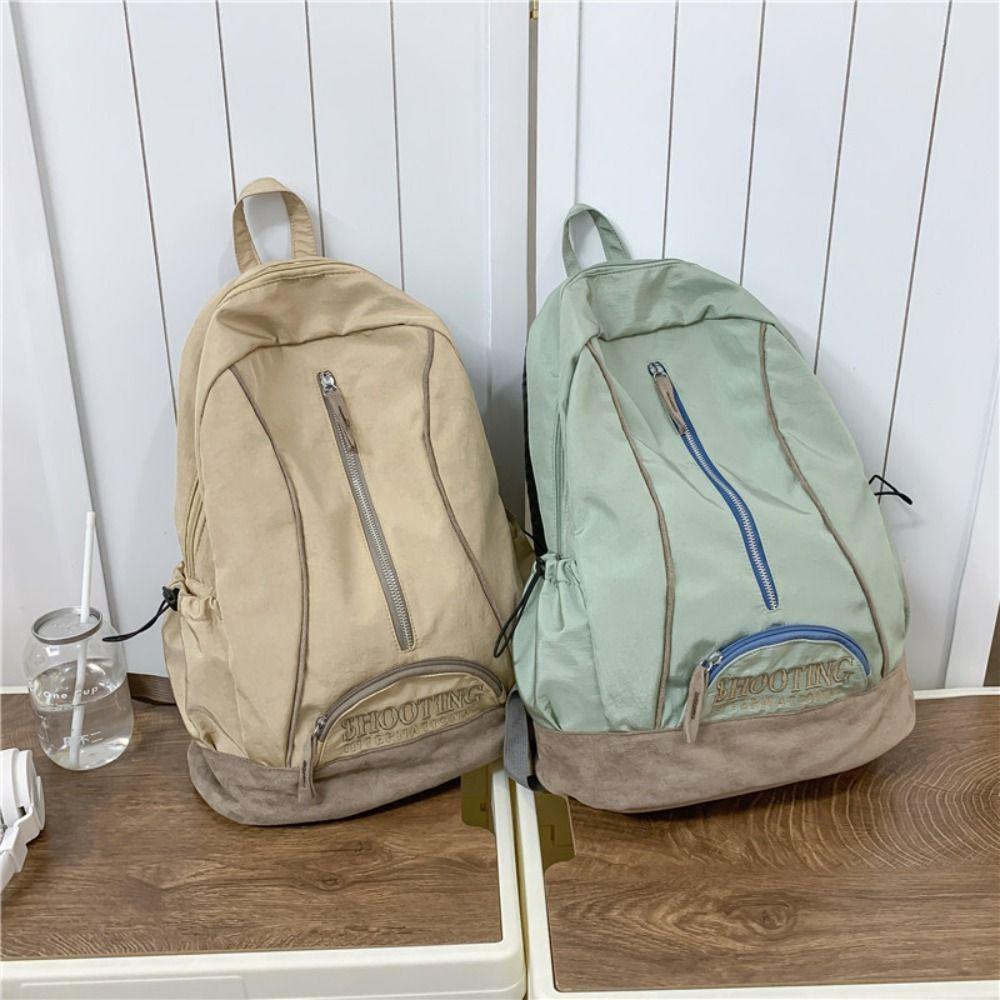 Embroidery Casual Schoolbags Multi-pocket School Bags Female Junior High School Style 2
Embroidery Casual Schoolbags Multi-pocket School Bags Female Junior High School Style 2