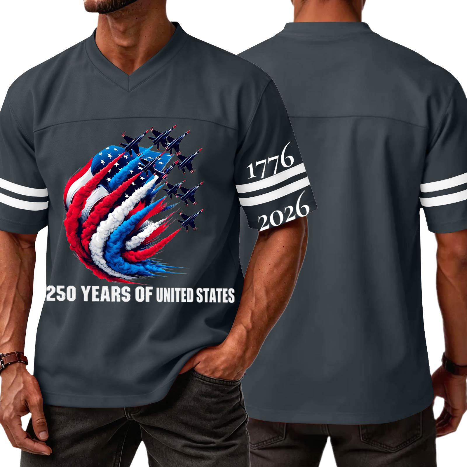 Men s Casual V Neck Short Sleeve Sports T Shirt Independence Day Themed Graphic Tee with Lettering and Airplane Design Athletic Fit M
Men s Casual V Neck Short Sleeve Sports T Shirt Independence Day Themed Graphic Tee with Lettering and Airplane Design Athletic Fit M