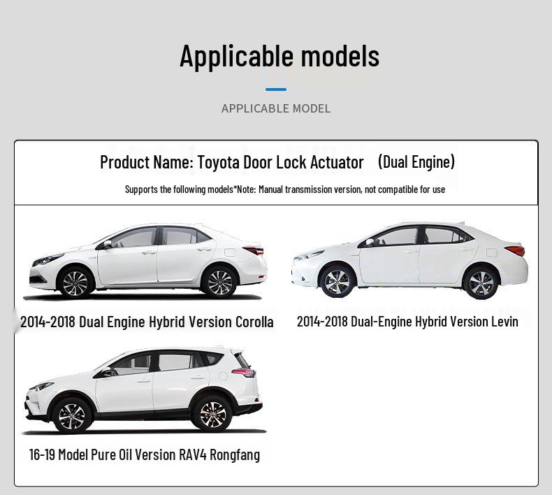 Устройство автозапирания дверей Toyota для Corolla, Levin, RAV4, Camry, Highlander, Vios и Reiz
Устройство автозапирания дверей Toyota для Corolla, Levin, RAV4, Camry, Highlander, Vios и Reiz