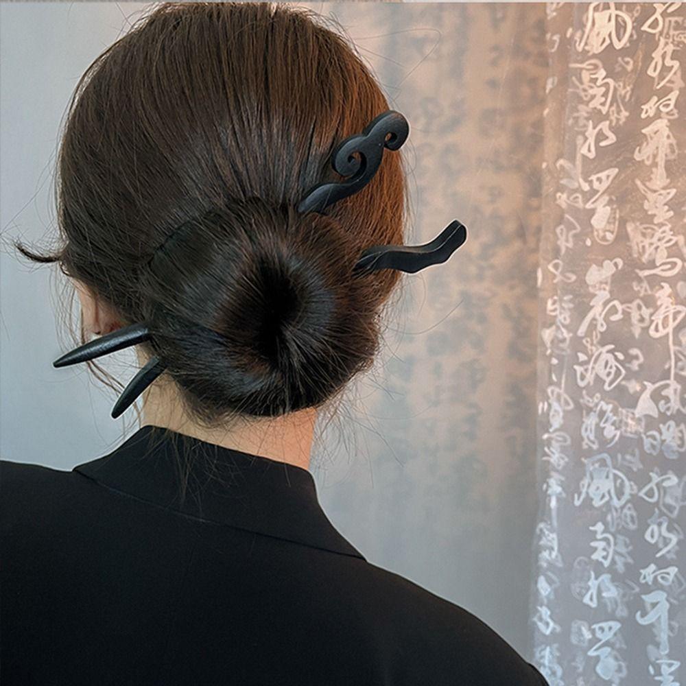 Disk Hair Hanfu Headwear Women Hairpins Wooden Hair Sticks Chinese Style Hair Fork Hair Accessories
Disk Hair Hanfu Headwear Women Hairpins Wooden Hair Sticks Chinese Style Hair Fork Hair Accessories