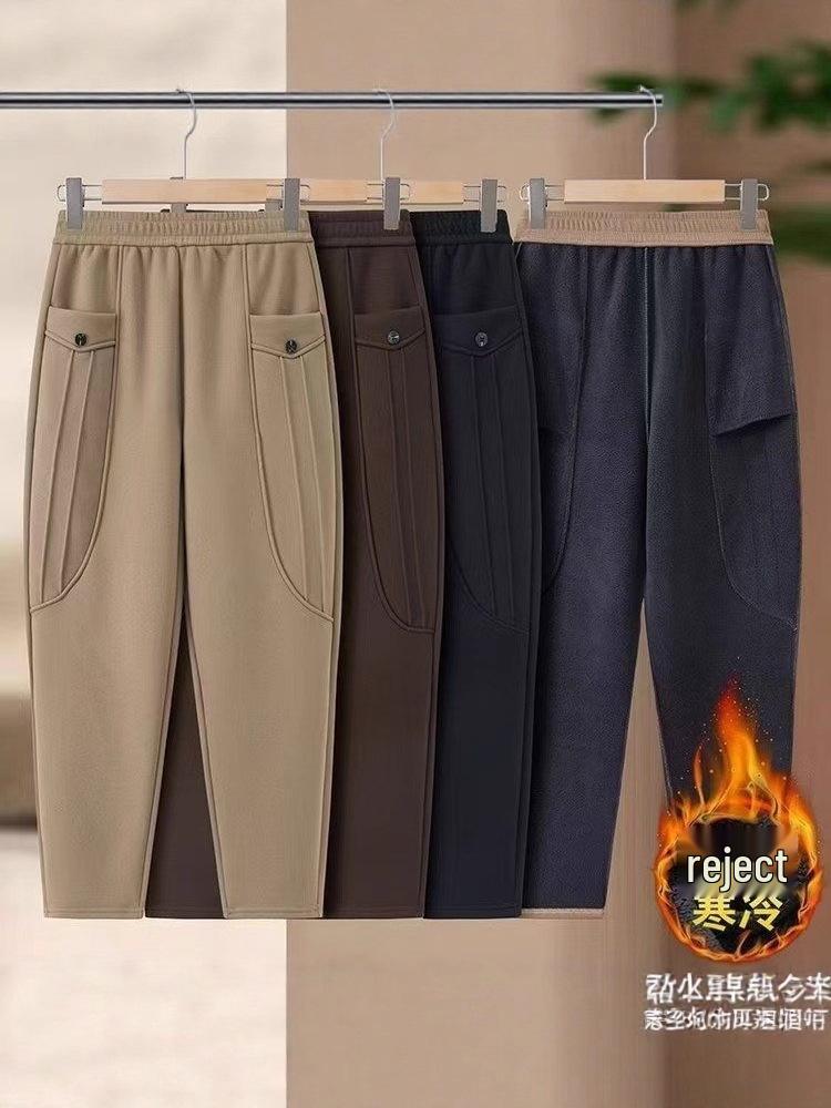 Winter Velvet Warm Harem Pants with Large Pockets for Middle-Aged & Elderly Women 4XL for 65-72.5 kg кавовий
Winter Velvet Warm Harem Pants with Large Pockets for Middle-Aged & Elderly Women 4XL for 65-72.5 kg кавовий