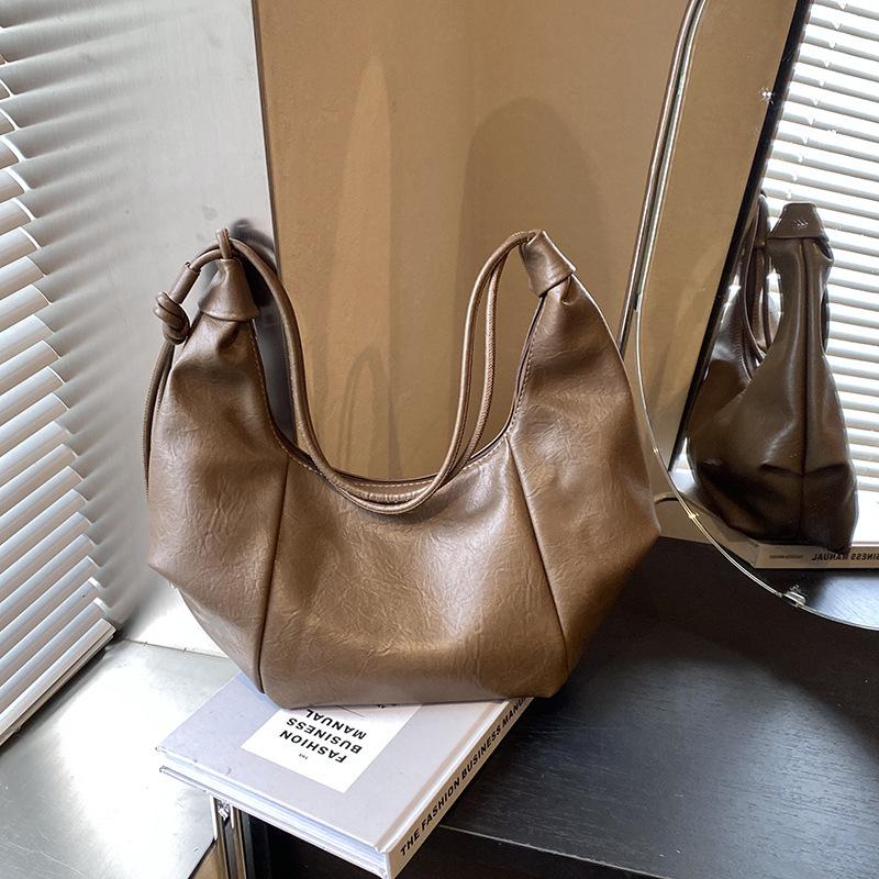Korean Style Dumpling Bag For Women Lazy Fashi Large Capacity Pleated Underarm Bag French Single Shoulder Bags Gifts For Lady коричневий
Korean Style Dumpling Bag For Women Lazy Fashi Large Capacity Pleated Underarm Bag French Single Shoulder Bags Gifts For Lady коричневий