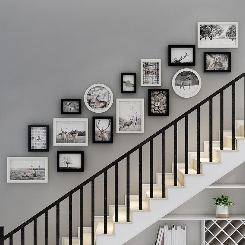 Minimalist 15 Boxes Staircase Decoration Painting Hanging Paintings on Composite Buildings Corridor Photo Wall Combination
Minimalist 15 Boxes Staircase Decoration Painting Hanging Paintings on Composite Buildings Corridor Photo Wall Combination