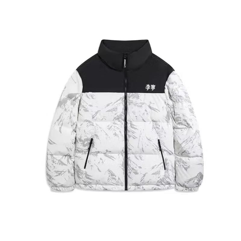 Li Ning Модный принт Трендовая спортивная повседневная Теплая Ветрозащитная Куртка-пуховик с воротником-стойкой Мужская Верхняя одежда Белый Серый YYMV213-4-1 S
Li Ning Модный принт Трендовая спортивная повседневная Теплая Ветрозащитная Куртка-пуховик с воротником-стойкой Мужская Верхняя одежда Белый Серый YYMV213-4-1 S