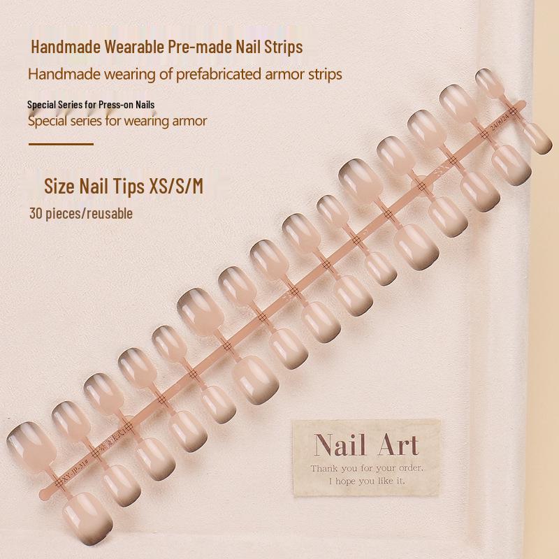 Autumn Gradient Color Block Nail Art: High-End Wearable Short Nail Tips & Pre-Made False Nail Stickers Glue-On
Autumn Gradient Color Block Nail Art: High-End Wearable Short Nail Tips & Pre-Made False Nail Stickers Glue-On