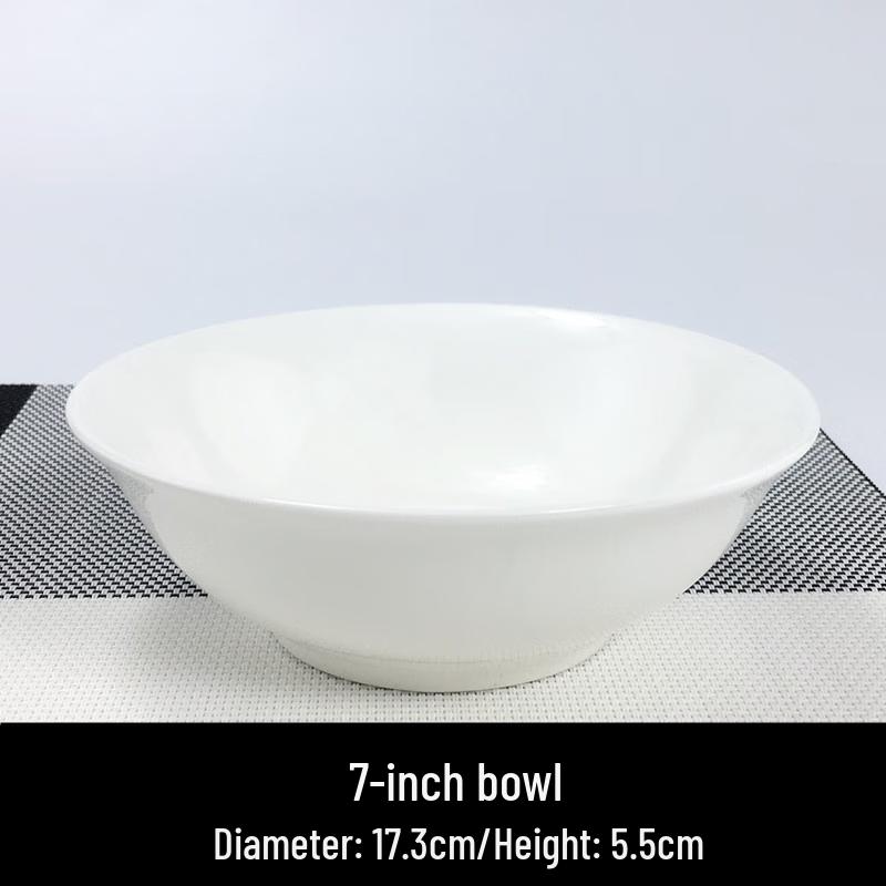 7-inch White Ceramic Conical Bowls, Set of 5
7-inch White Ceramic Conical Bowls, Set of 5