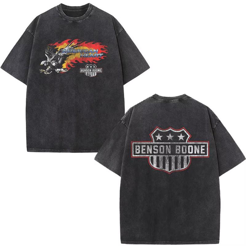 Benson Boone American Heart Tour Vintage Washed T Shirts Unisex Women Clothing Short Sleeve Tshirts Streetwear 2XL
Benson Boone American Heart Tour Vintage Washed T Shirts Unisex Women Clothing Short Sleeve Tshirts Streetwear 2XL