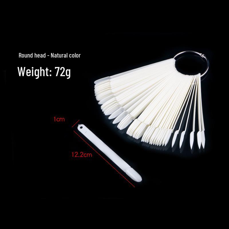 Nail Art Tool Set: 50-Piece Fan-Shaped Display Boards with Flat, Round, and Pointed Heads for Ballet Nail Practice
Nail Art Tool Set: 50-Piece Fan-Shaped Display Boards with Flat, Round, and Pointed Heads for Ballet Nail Practice