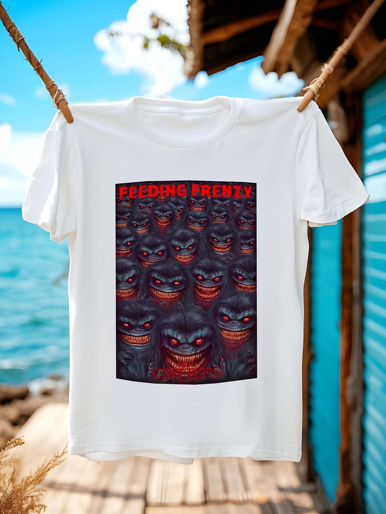 CRITTERS FEEDING FRENZY Horror Movie T-shirt - Alien Creature Graphic Tee XL
CRITTERS FEEDING FRENZY Horror Movie T-shirt - Alien Creature Graphic Tee XL