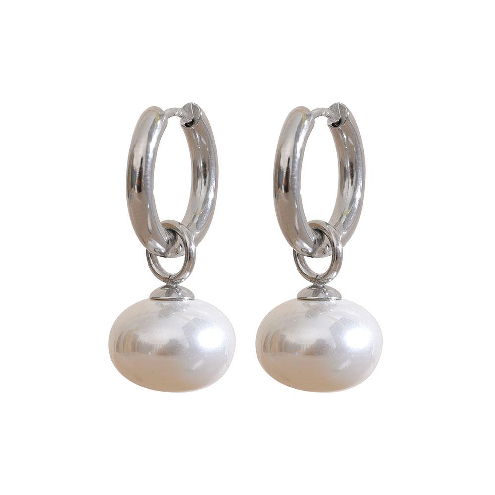 Yhpup High Quality Imitation Pearls Drop Stainless Steel Golden Korean Hoop Earrings Charms Fashion Jewelry Bijoux Femme Gift
Yhpup High Quality Imitation Pearls Drop Stainless Steel Golden Korean Hoop Earrings Charms Fashion Jewelry Bijoux Femme Gift