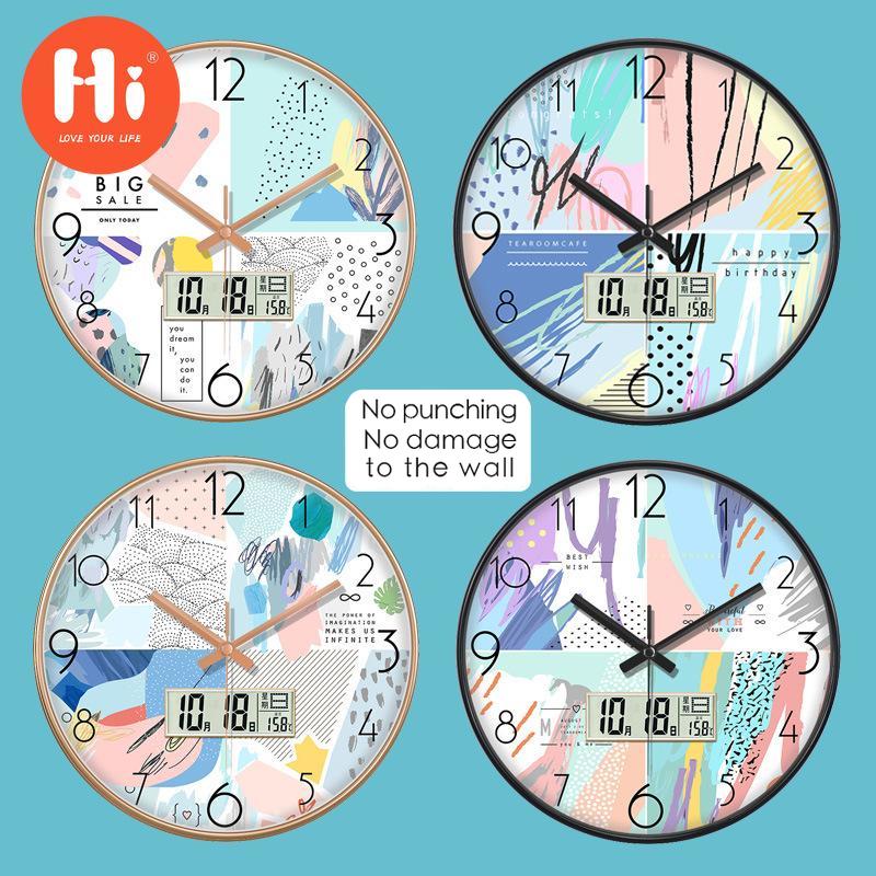 Hi 12-дюймовые светодиодные настенные часы, пластиковые часы, домашний декор, бесшумные настенные часы для гостиной, спальни, дизайн современного искусства
Hi 12-дюймовые светодиодные настенные часы, пластиковые часы, домашний декор, бесшумные настенные часы для гостиной, спальни, дизайн современного искусства