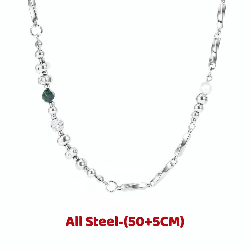 Hip Hop Mobius Bead Necklace For Man Woman Non Fading Titanium Steel Clavicle Chain New Kpop Couple Gift
Hip Hop Mobius Bead Necklace For Man Woman Non Fading Titanium Steel Clavicle Chain New Kpop Couple Gift
